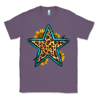 Lavender western leopard star Classic Tee - HRA Design Shop