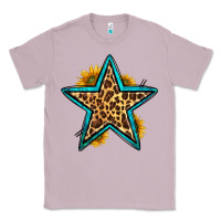 Lilac western leopard star Classic Tee - HRA Design Shop