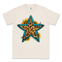 Natural western leopard star Classic Tee - HRA Design Shop