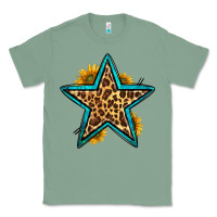 Sage western leopard star Classic Tee - HRA Design Shop