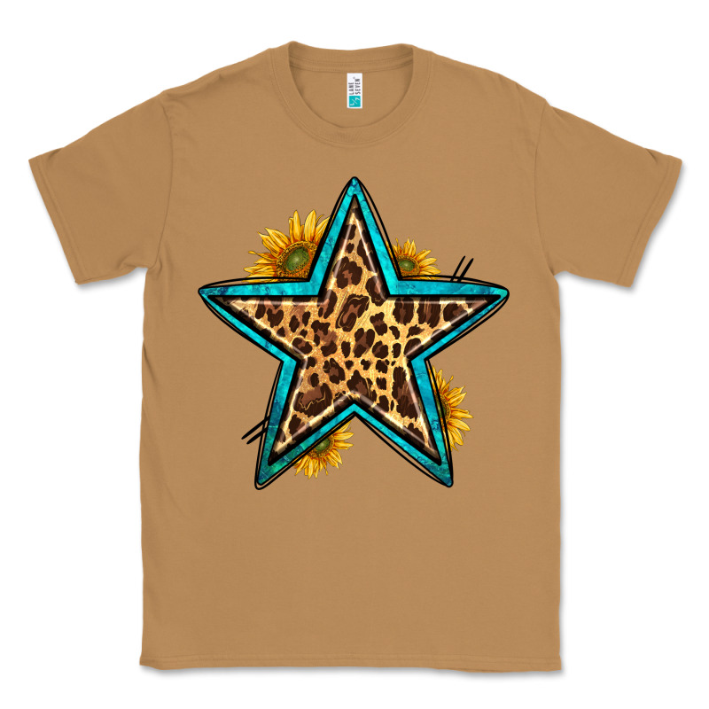 Western Leopard Star Classic Tee by HRA Design Shop | Teevron