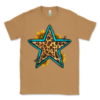 Toasted Coconut western leopard star Classic Tee - HRA Design Shop