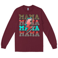 Burgundy racing mama Long Sleeve Tee - AdoDesignShop