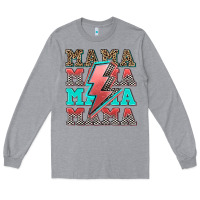 Heather Grey racing mama Long Sleeve Tee - AdoDesignShop