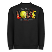 Black for the love of the game softball Heavyweight Sweatshirt - Zillion Design Studio