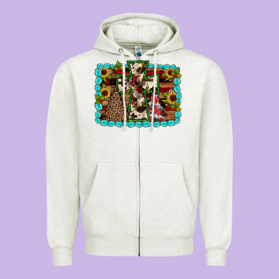 Christmas Cross Zipper Hoodie Designed By Jahusdesignshop
