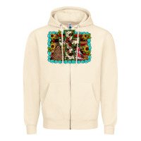 Sandshell Christmas cross Zipper Hoodie - JahusDesignShop