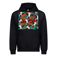 Black holstein cows with gemstone Urban Hoodie - BarkalooDesign
