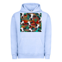 Pigment Grape Ice holstein cows with gemstone Urban Hoodie - BarkalooDesign