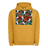 Pigment Peanut Butter holstein cows with gemstone Urban Hoodie - BarkalooDesign