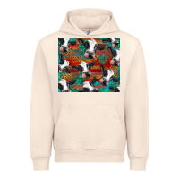 Sandshell holstein cows with gemstone Urban Hoodie - BarkalooDesign