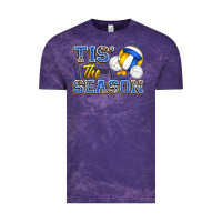 Cloud Purple tis' the season volleyball Vintage Tee - Zillion Design Studio