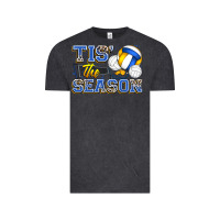 Vintage Black tis' the season volleyball Vintage Tee - Zillion Design Studio