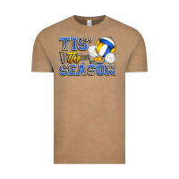 Vintage Coffee tis' the season volleyball Vintage Tee - Zillion Design Studio