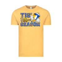 Vintage Mustard tis' the season volleyball Vintage Tee - Zillion Design Studio