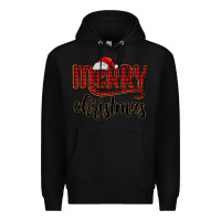 Black merry christmas Premium Hoodie - MaliasSmallBusiness
