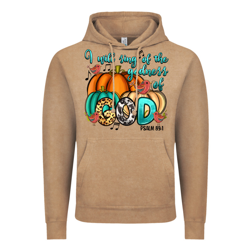 I Will Sing Of The Godness Of God Psalm 89 1 Vintage Hoodie by RanaPortraitStore | Teevron