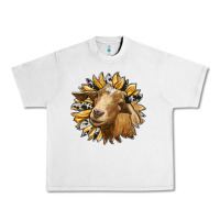 Lunar Rock sunflower with goat Urban Heavy Tee - RanaPortraitStore