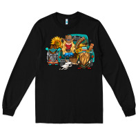 Black western Truck with gnomes Long Sleeve Tee - HRA Design Shop