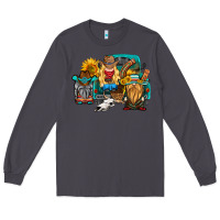 Smoke western Truck with gnomes Long Sleeve Tee - HRA Design Shop