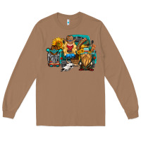 Toasted Coconut western Truck with gnomes Long Sleeve Tee - HRA Design Shop