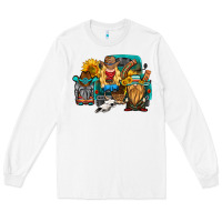 White western Truck with gnomes Long Sleeve Tee - HRA Design Shop