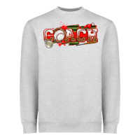 Heather Grey baseball coach Heavyweight Sweatshirt - texasbilliewilder