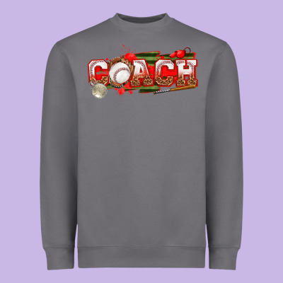 Heavyweight Sweatshirt baseball coach