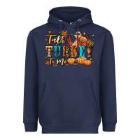 Navy Talk turkey to me Heavyweight Hoodie - NancyCooperArtShop