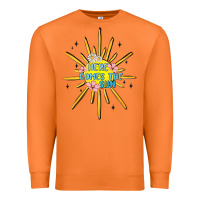 Carrot here comes the sun Premium Sweatshirt - MaliasSmallBusiness