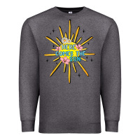 Charcoal Heather here comes the sun Premium Sweatshirt - MaliasSmallBusiness