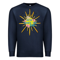Navy here comes the sun Premium Sweatshirt - MaliasSmallBusiness