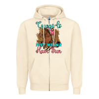 Sandshell cowgirls just wanna have fun Zipper Hoodie - Artiststas