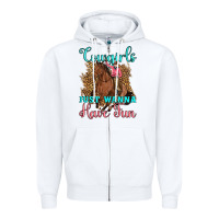 White cowgirls just wanna have fun Zipper Hoodie - Artiststas