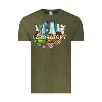 Vintage Olive laboratory Vintage Tee - texasbilliewilder