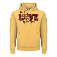 Vintage Mustard for the love of the tigers red Vintage Hoodie - RanaPortraitStore