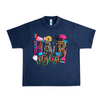 Navy hairstylist Urban Heavy Tee - Zillion Design Studio