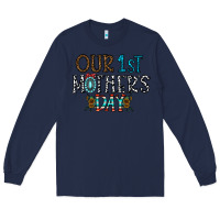 Navy our 1 st mother's day Long Sleeve Tee - CowhideDigitalArt