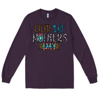 Plum our 1 st mother's day Long Sleeve Tee - CowhideDigitalArt