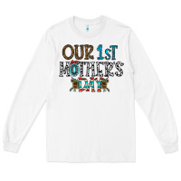 White our 1 st mother's day Long Sleeve Tee - CowhideDigitalArt