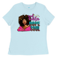 Baby Blue mad hustler dope soul Ladies Tee - AdoDesignShop