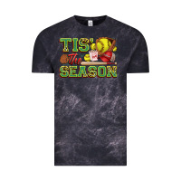 Cloud Black tis' the season softball Vintage Tee - Zillion Design Studio