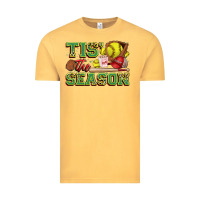Vintage Mustard tis' the season softball Vintage Tee - Zillion Design Studio
