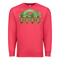 Cardinal st patrick's day baby highland cow Premium Sweatshirt - MaliasSmallBusiness