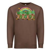 Chestnut st patrick's day baby highland cow Premium Sweatshirt - MaliasSmallBusiness