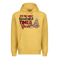 Antique Gold its the most wonderful time of the year Premium Hoodie - MaliasSmallBusiness
