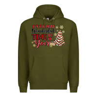 Army Green its the most wonderful time of the year Premium Hoodie - MaliasSmallBusiness
