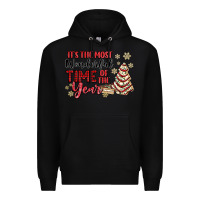 Black its the most wonderful time of the year Premium Hoodie - MaliasSmallBusiness
