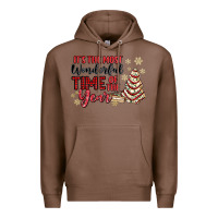 Chestnut its the most wonderful time of the year Premium Hoodie - MaliasSmallBusiness