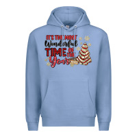 Colony Blue its the most wonderful time of the year Premium Hoodie - MaliasSmallBusiness